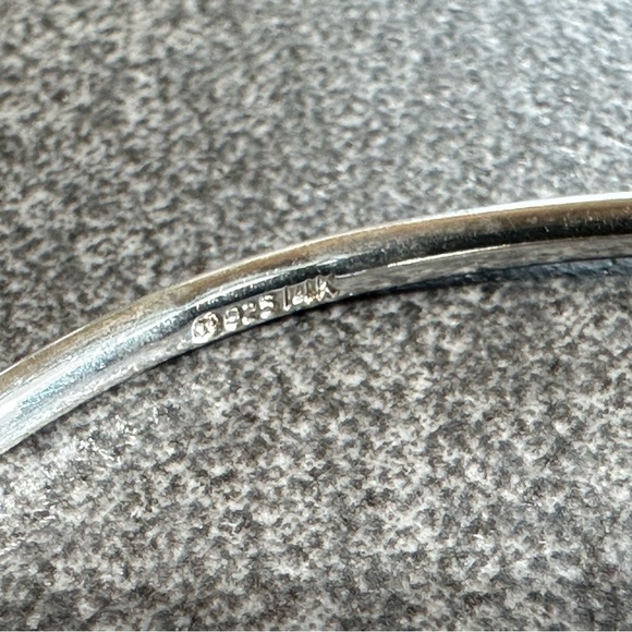 Cape Cod 14K and Sterling Silver Bracelet - Picture 2 of 4